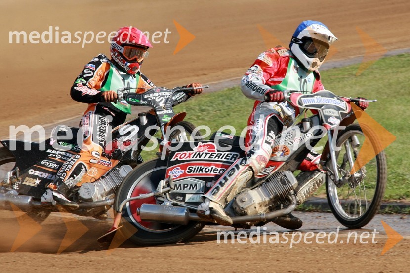 Tai Woffinden, Velika Britanija in Matej Kus, ČeškaSPEEDWAY, SP mladincev 2008 - finale