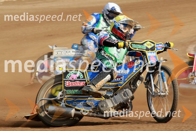 Martin Vaculik, Slovaška in Emil Saifutdinov, RusijaSPEEDWAY, SP mladincev 2008 - finale