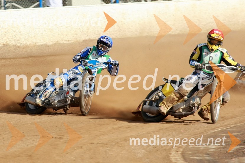 Jurica Pavlic, Hrvaška in Ludvig Lindgren, ŠvedskaSPEEDWAY, SP mladincev 2008 - finale