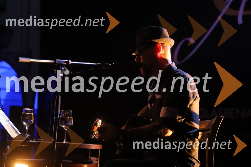  Tomi Meglič, glasbenik, pevec skupine Siddharta1 na 1: Gušti in Tomi Meglič, koncert v sklopu festivala Arsana