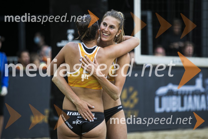  Lisa Van Den Vonden, odbojkarica;  Sarah Cools, odbojkaricaFinale svetovne serije v odbojki na mivki