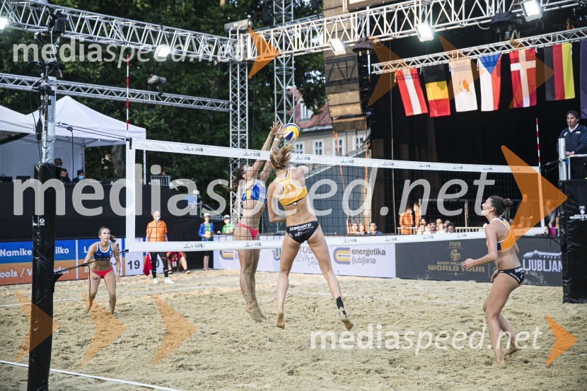  Anete  Namike, odbojkarica;  Varvara Brailko, odbojkarica;  Sarah Cools, odbojkarica;  Lisa Van Den Vonden, odbojkaricaFinale svetovne serije v odbojki na mivki