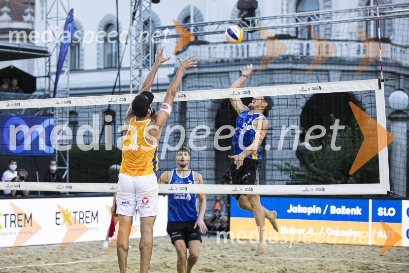  Christoph  Dressler, odbojkar;  Vid Jakopin, odbojkar;  Tadej Boženik, odbojkarFinale svetovne serije v odbojki na mivki