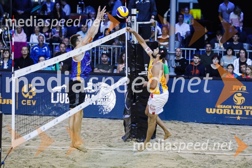  Vid Jakopin, odbojkar;  Christoph  Dressler, odbojkarFinale svetovne serije v odbojki na mivki