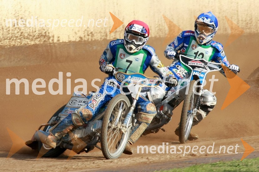 Martin Vaculik, Slovaška in Chris Holder, AvstralijaSPEEDWAY, SP mladincev 2008 - finale