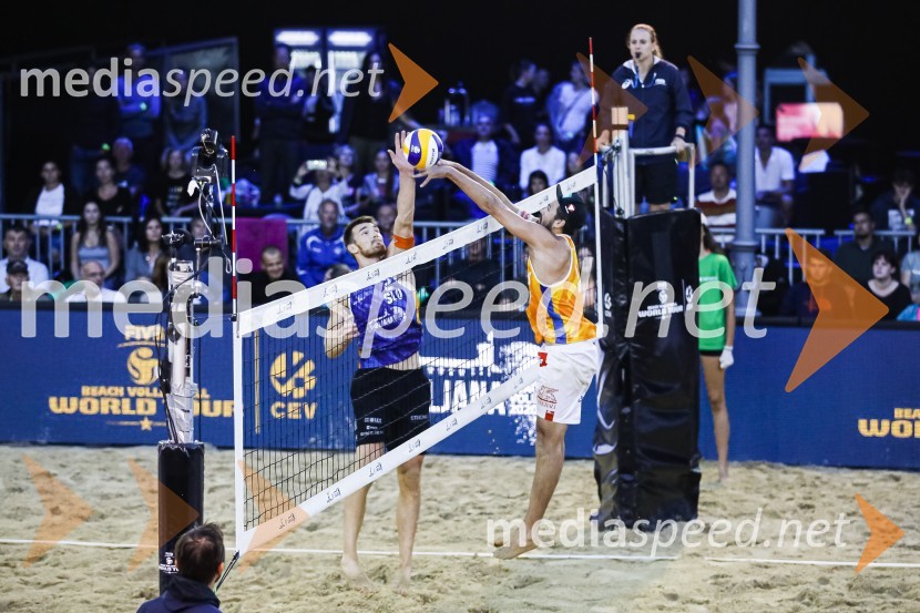  Vid Jakopin, odbojkar;  Christoph  Dressler, odbojkarFinale svetovne serije v odbojki na mivki