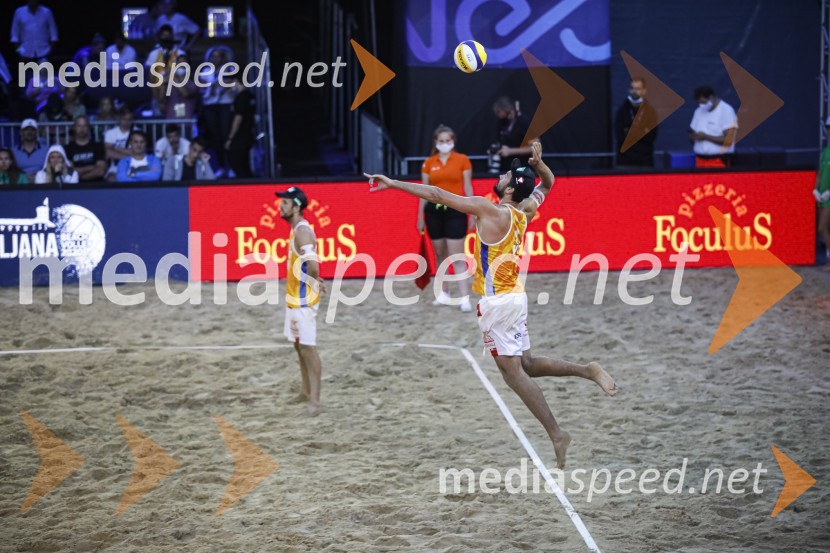  Alexander Huber, odbojkar;  Christoph  Dressler, odbojkarFinale svetovne serije v odbojki na mivki