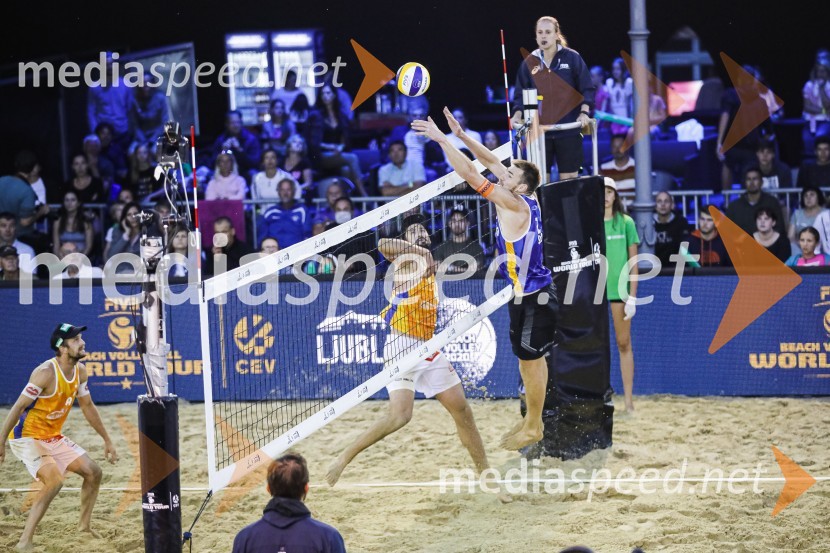  Alexander Huber, odbojkar;  Christoph  Dressler, odbojkar;  Vid Jakopin, odbojkarFinale svetovne serije v odbojki na mivki
