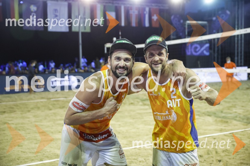  Christoph  Dressler, odbojkar;  Alexander Huber, odbojkarFinale svetovne serije v odbojki na mivki