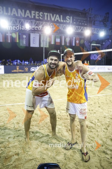  Christoph  Dressler, odbojkar;  Alexander Huber, odbojkarFinale svetovne serije v odbojki na mivki