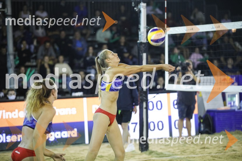  Cecilie  K. Olsen, odbojkarica;  Sofia N. Bisggaard, odbojkaricaFinale svetovne serije v odbojki na mivki