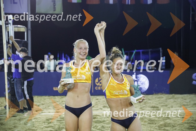  Clara Windeleff, odbojkarica;  Line Trans Hansen, odbojkaricaFinale svetovne serije v odbojki na mivki