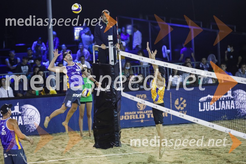  Alexander Horst, odbojkar;  Clemens Doppler, odbojkar;  Tiziano  Andreatta, odbojkarFinale svetovne serije v odbojki na mivki