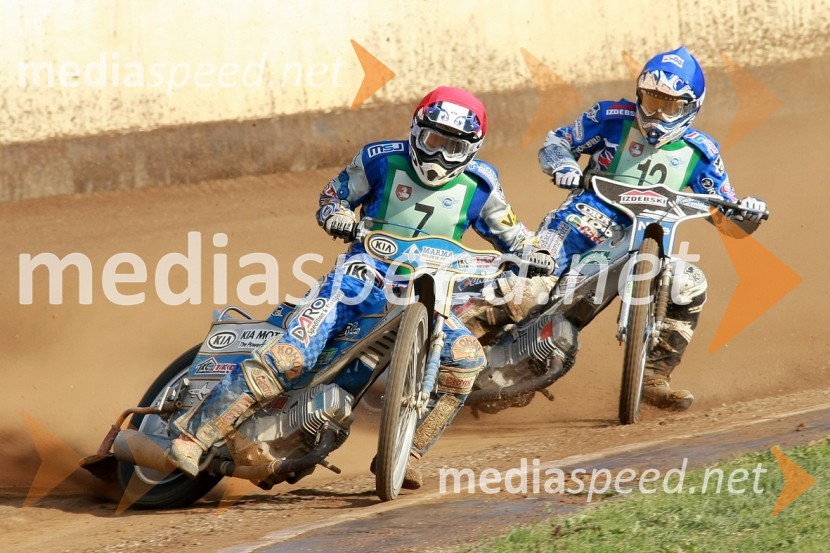 Martin Vaculik, Slovaška in Chris Holder, AvstralijaSPEEDWAY, SP mladincev 2008 - finale