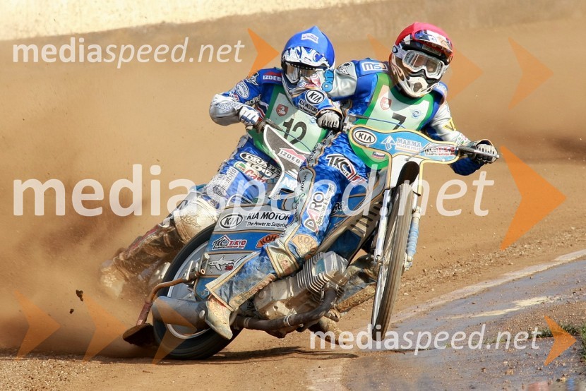 Chris Holder, Avstralija in Martin Vaculik, SlovaškaSPEEDWAY, SP mladincev 2008 - finale