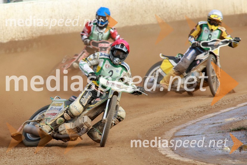 Morten Risager, Danska, Grzegorz Zengota, Poljska in Ludvig Lindgren, ŠvedskaSPEEDWAY, SP mladincev 2008 - finale