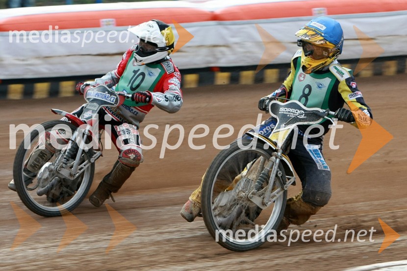Matej Kus, Češka in Ludvig Lindgren, ŠvedskaSPEEDWAY, SP mladincev 2008 - finale