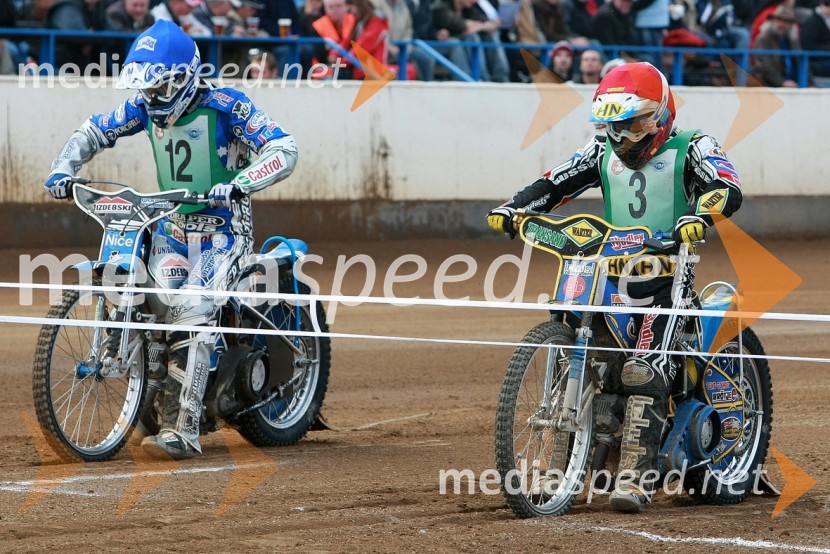 Chris Holder, Avstralija in Emil Saifutdinov, RusijaSPEEDWAY, SP mladincev 2008 - finale