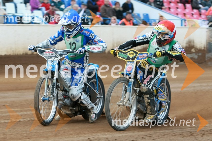Chris Holder, Avstralija in Emil Saifutdinov, RusijaSPEEDWAY, SP mladincev 2008 - finale