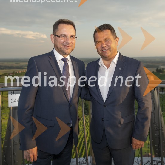  ... ;  Janez Magyar, župan Občine LendavaVečerja z razgledom na stolpu Vinarium Lendava