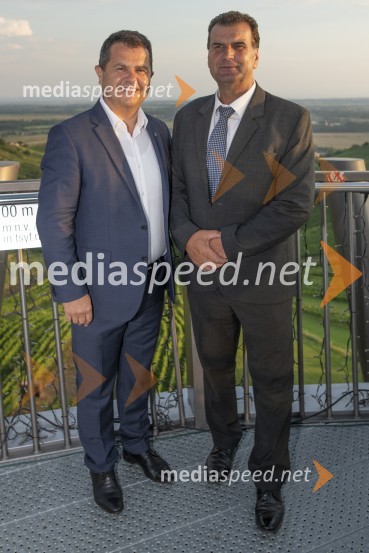  Janez Magyar, župan Občine Lendava;  ... Večerja z razgledom na stolpu Vinarium Lendava