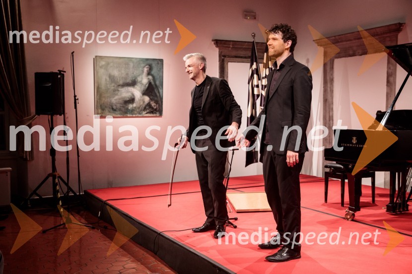 Božo Paradžik, kontrabasist;  Hansjacob Staemmler, pianistBožo Paradžik in Hansjacob Staemmler, koncert v okviru 68. Ljubljana Festivala