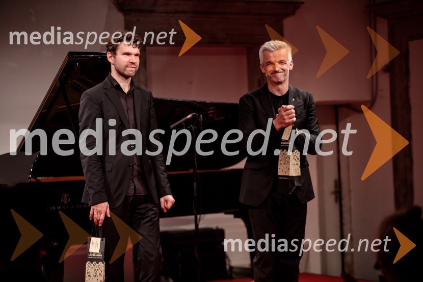  Hansjacob Staemmler, pianist;  Božo Paradžik, kontrabasistBožo Paradžik in Hansjacob Staemmler, koncert v okviru 68. Ljubljana Festivala