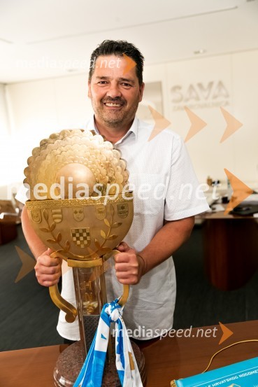  Rok Moljk, član uprave, Zavarovalnica Sava, d.d.HNK Rijeka na obisku v Zavarovalnici Sava