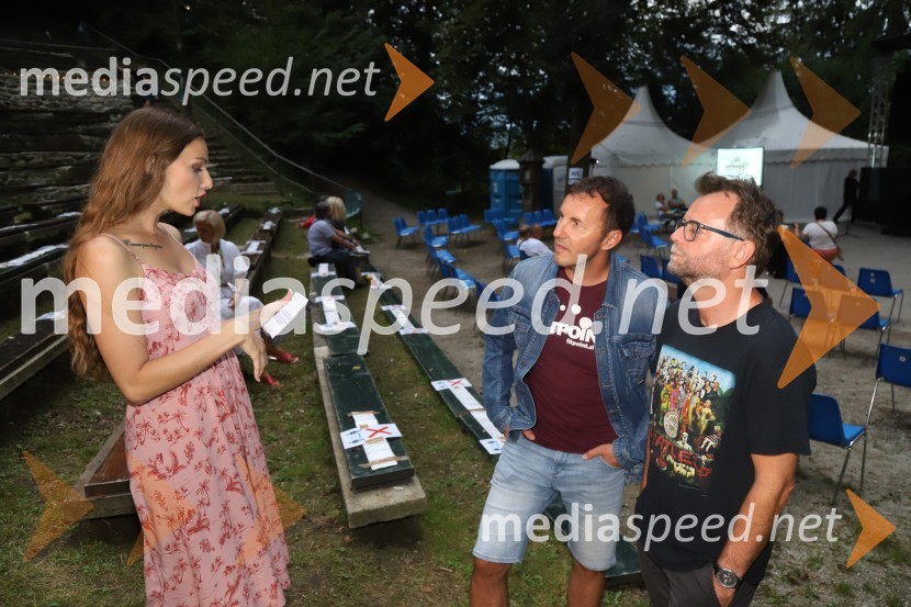  Anja  Komučar, Pop TV;  Jernej Dirnbek - Dimek, skupina MI2; dr. Tone Kregar, zgodovinar, pevec Mi2, direktor Muzeja novejše zgodovine CeljeMi2, otvoritev festivala in 18. Kantfesta