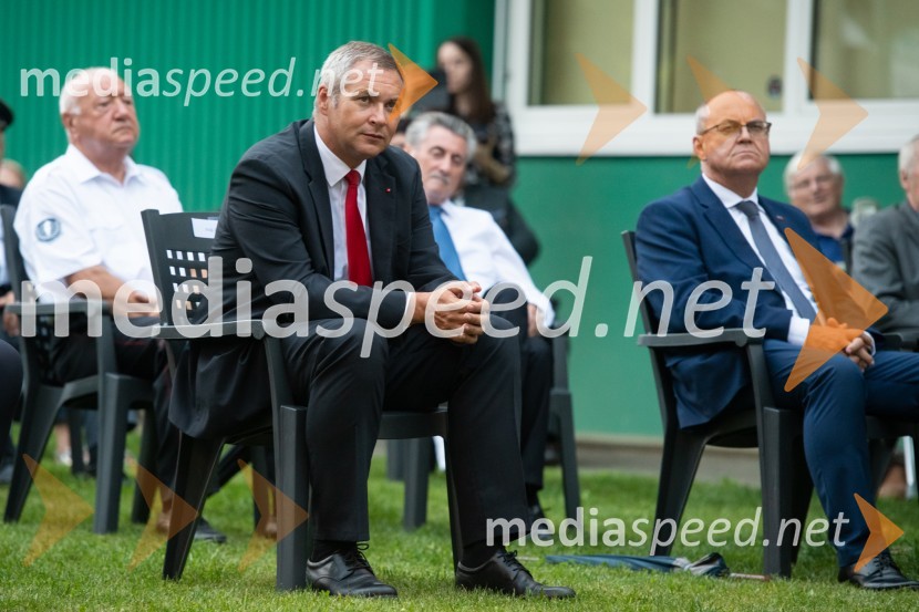 mag. Dejan Židan, predsednik Državnega zbora Republike Slovenije;  Jožef Horvat, poslanec, NSiProslava ob 101. obletnici združitve prekmurskih Slovencev z matičnim narodom