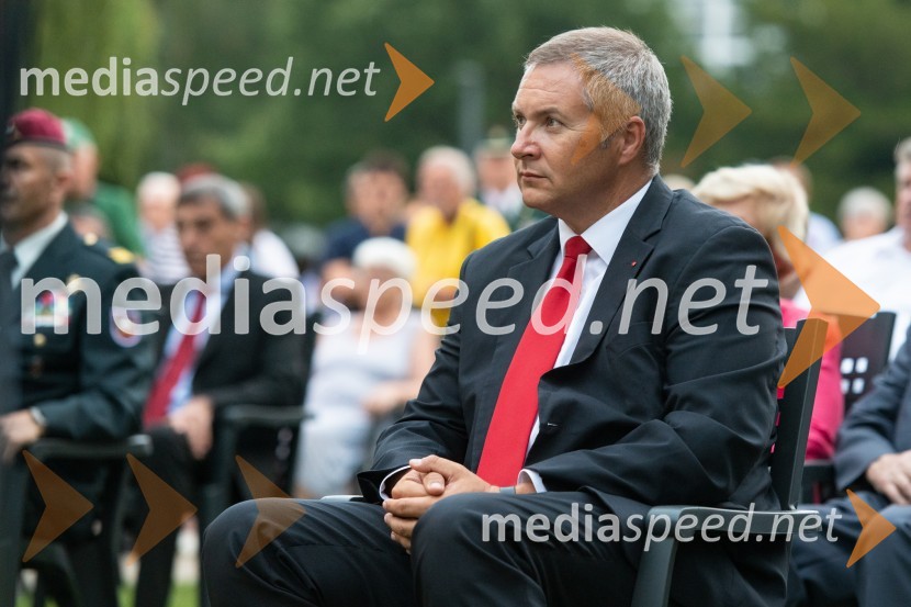 mag. Dejan Židan, predsednik Državnega zbora Republike SlovenijeProslava ob 101. obletnici združitve prekmurskih Slovencev z matičnim narodom