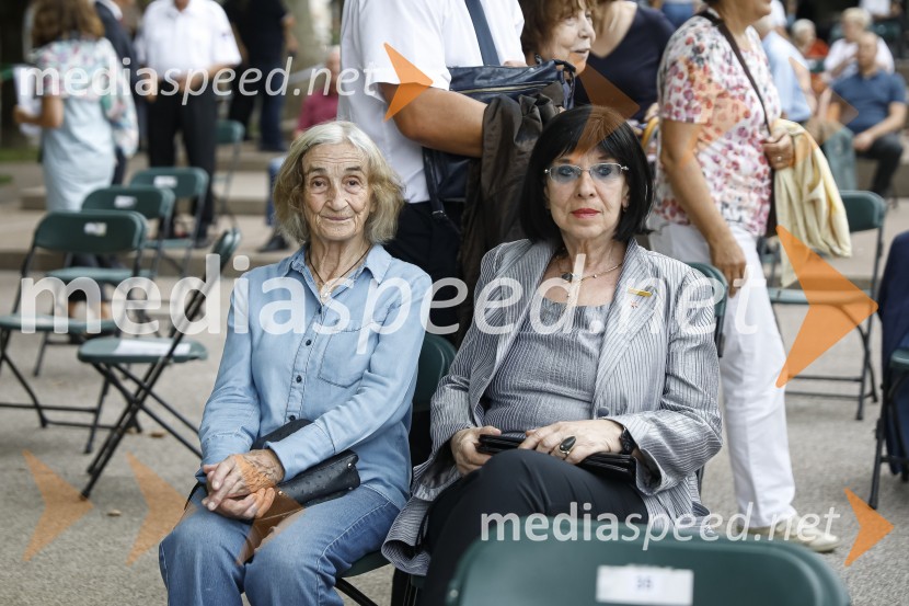  Ivanka Mežan, igralka;  Svetlana Makarovič, pisateljicaOdkritje spomenika, posvečenega 100. obletnici priključitve Prekmurja in združitve prekmurskih Slovencev z matičnim narodom