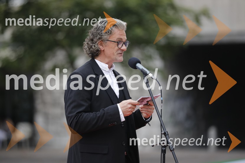 Odkritje spomenika, posvečenega 100. obletnici priključitve Prekmurja in združitve prekmurskih Slovencev z matičnim narodom