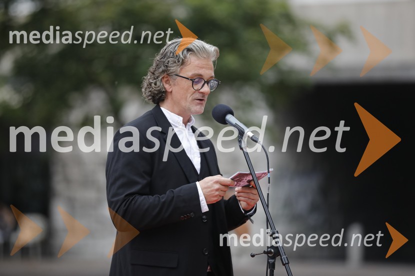 Odkritje spomenika, posvečenega 100. obletnici priključitve Prekmurja in združitve prekmurskih Slovencev z matičnim narodom