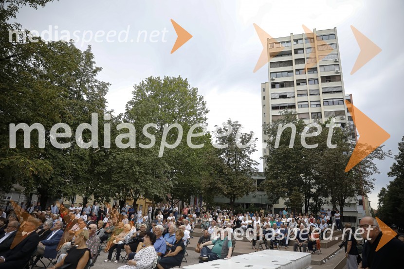 Odkritje spomenika, posvečenega 100. obletnici priključitve Prekmurja in združitve prekmurskih Slovencev z matičnim narodom