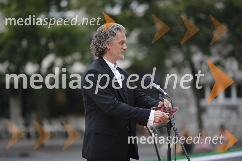 Odkritje spomenika, posvečenega 100. obletnici priključitve Prekmurja in združitve prekmurskih Slovencev z matičnim narodom