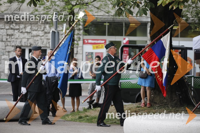 Odkritje spomenika, posvečenega 100. obletnici priključitve Prekmurja in združitve prekmurskih Slovencev z matičnim narodom