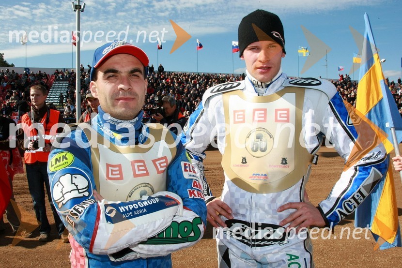 Izak Šantej, Slovenija (AMD Krško) in Matej Žagar, Slovenija (AMTK Ljubljana)SPEEDWAY, 60. Zlata čelada