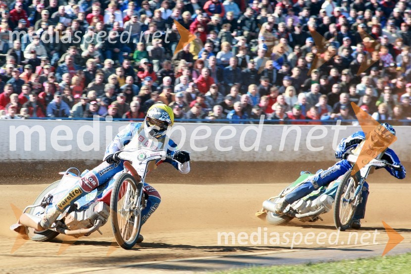 Izak Šantej, Slovenija (AMD Krško) in Luboš Tomiček, ČeškaSPEEDWAY, 60. Zlata čelada