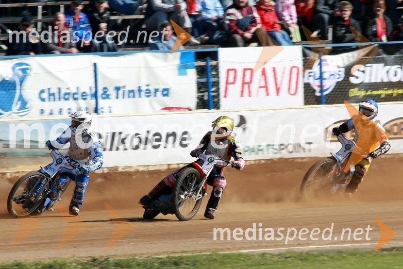 Matej Žagar, Slovenija (AMTK Ljubljana), Matej Ferjan, Madžarska in Filip Šitera, ČeškaSPEEDWAY, 60. Zlata čelada