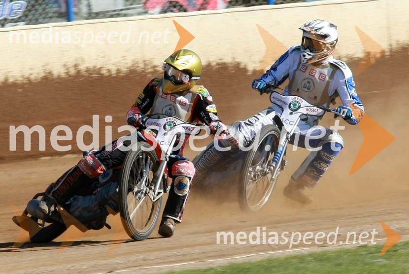 Matej Ferjan, Madžarska in Matej Žagar, Slovenija (AMTK Ljubljana)SPEEDWAY, 60. Zlata čelada