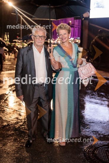 dr. Peter  Čeferin, pravnik, pisatelj;  Rija  Čič, inženirka tekstilne industrijeAna Netrebko in Jusif Ejvazov, koncert opernih arij, 68. Ljubljana Festivala