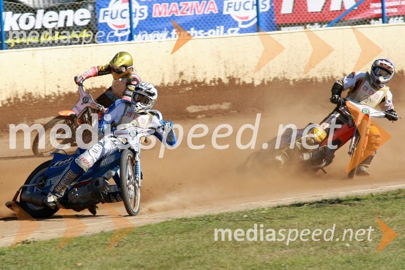 Matej Žagar, Slovenija (AMTK Ljubljana), Matej Ferjan, Madžarska in Filip Šitera, ČeškaSPEEDWAY, 60. Zlata čelada