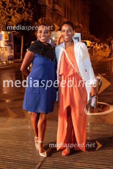  Irena Yebuah Tiran, operna pevka;  Leticia  Yebuah Slapnik, pevkaAna Netrebko in Jusif Ejvazov, koncert opernih arij, 68. Ljubljana Festivala