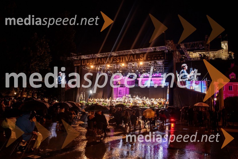 Ana Netrebko in Jusif Ejvazov, koncert opernih arij, 68. Ljubljana Festivala