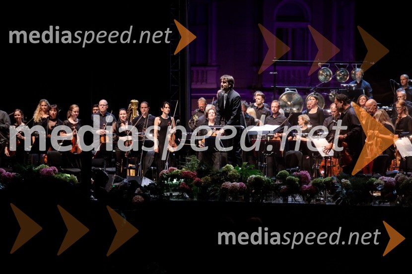 Orkester Slovenske filharmonijeAna Netrebko in Jusif Ejvazov, koncert opernih arij, 68. Ljubljana Festivala