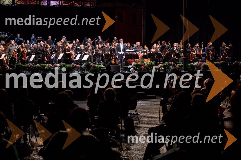 Ana Netrebko in Jusif Ejvazov, koncert opernih arij, 68. Ljubljana Festivala