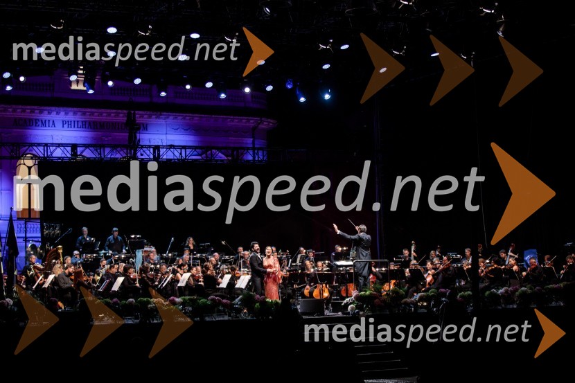 Ana Netrebko in Jusif Ejvazov, koncert opernih arij, 68. Ljubljana Festivala