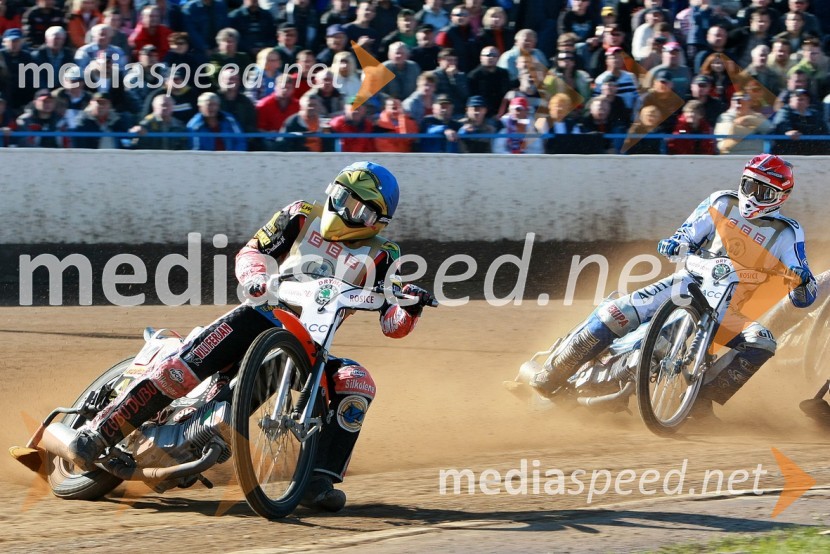 Matej Ferjan, Madžarska in Matej Žagar, Slovenija (AMTK Ljubljana)SPEEDWAY, 60. Zlata čelada