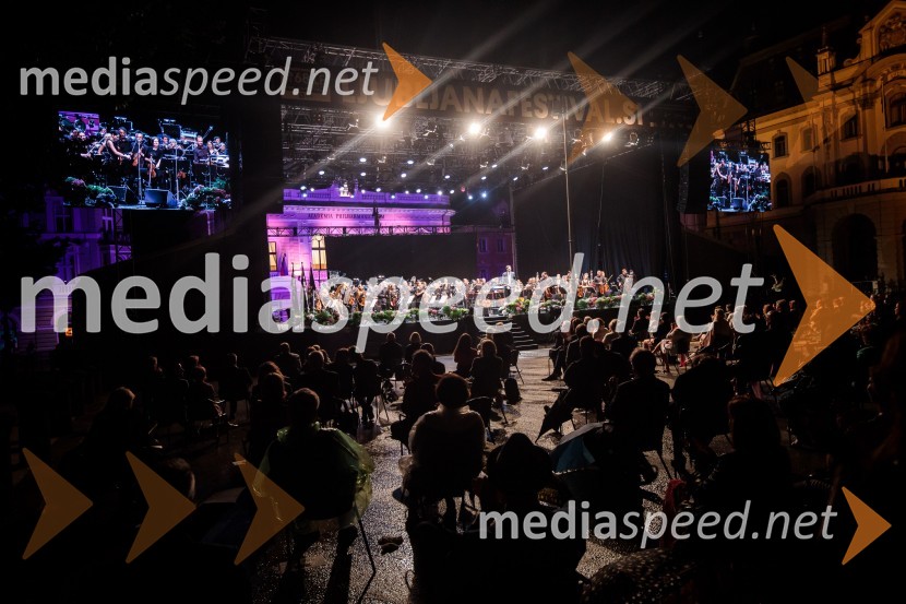 Ana Netrebko in Jusif Ejvazov, koncert opernih arij, 68. Ljubljana Festivala